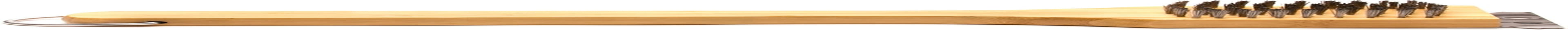 QV40 Verde Collection Grill Brush and Scraper, 14.5 Inches, Bamboo Handle