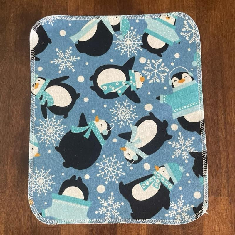 Winter Variety Pack - Eco-Friendly Reusable Kitchen Paper Towel Replacement Cotton Flannel Household