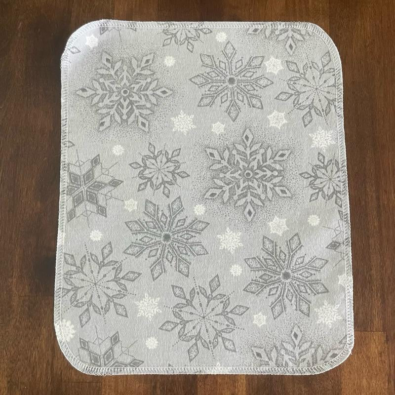 Winter Variety Pack - Eco-Friendly Reusable Kitchen Paper Towel Replacement Cotton Flannel Household