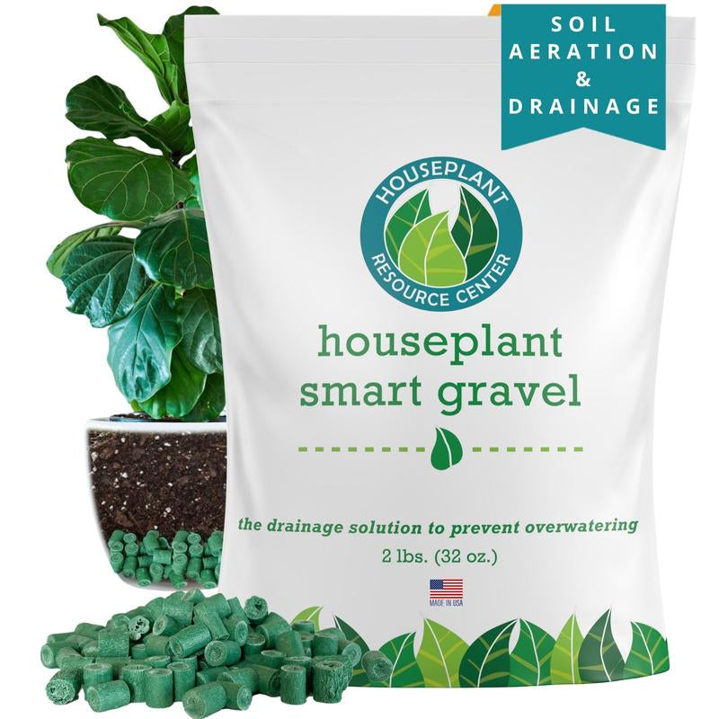Smart Gravel Drainage Rocks for Potted Plants — Eco-Friendly Overwatering Solution | 2 Lbs
